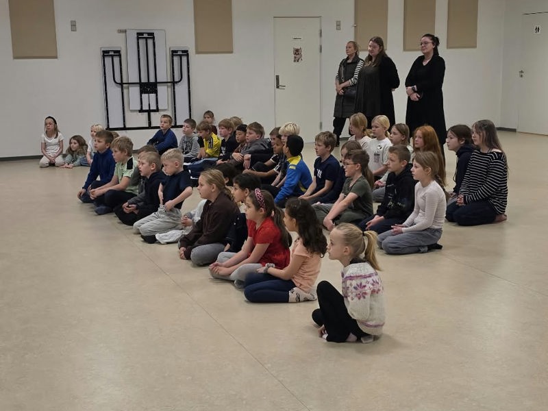 Mynd frá konsertferðini hjá Allegro á Sandoynni.