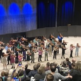 Konsert við Suzuki violin næmingum